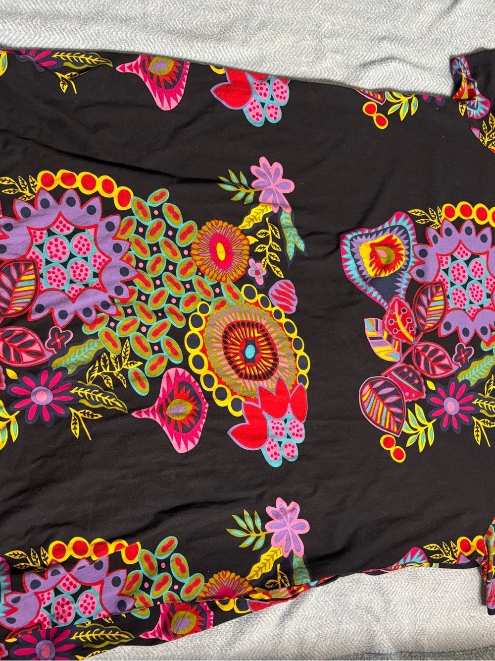 La Cera multicolor floral pocket midi dress. Oh so comfy! - Picture 5 of 6